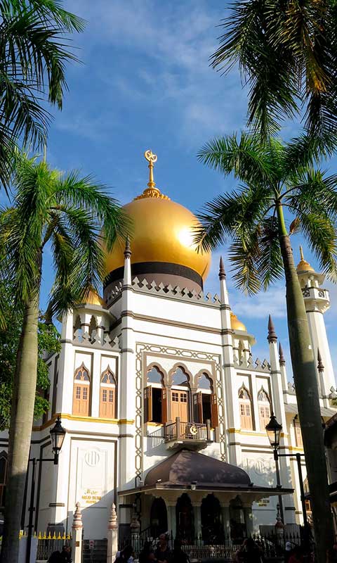 Mezquita barrio arabe en Singapur