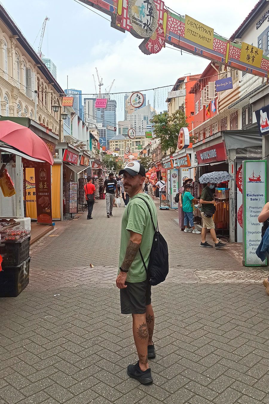 Barrio de Chinatown en Singapur