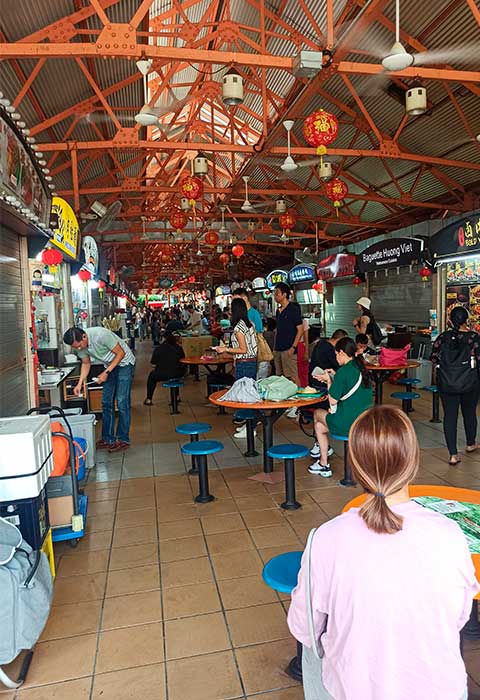 Patio de comidas Singapur