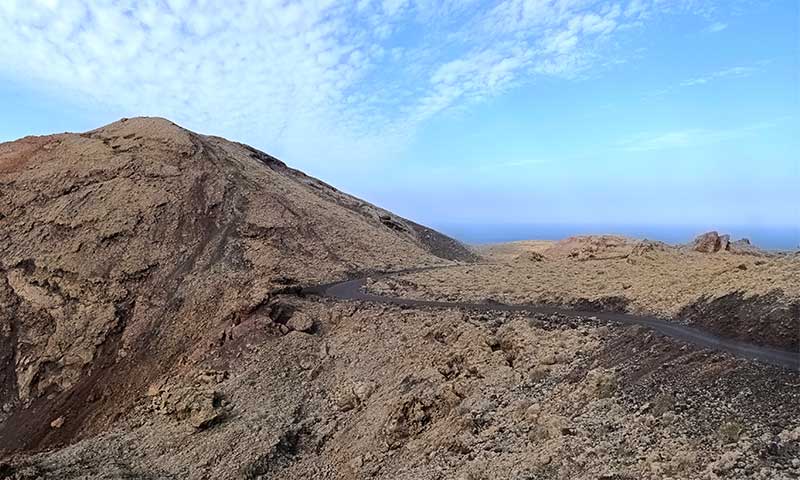 Carretera en el Parque Timanfaya, Lanzarote