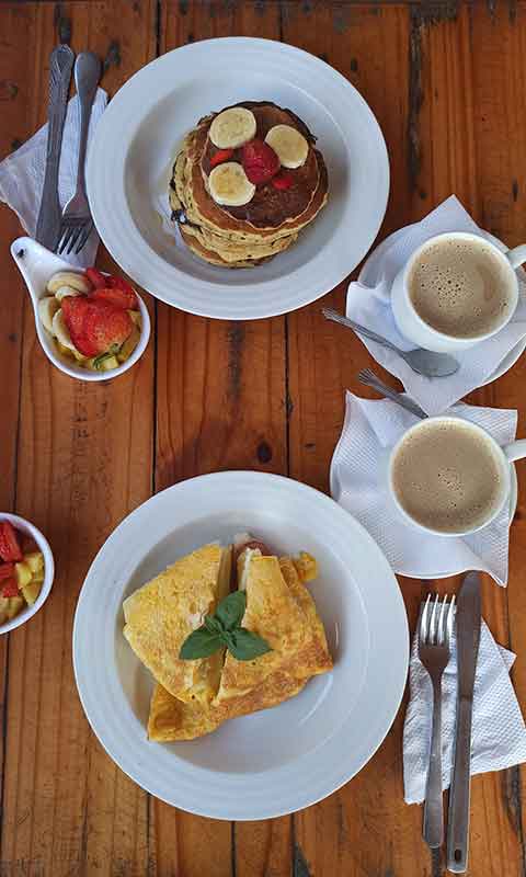 Desayuno en Minca, Colombia