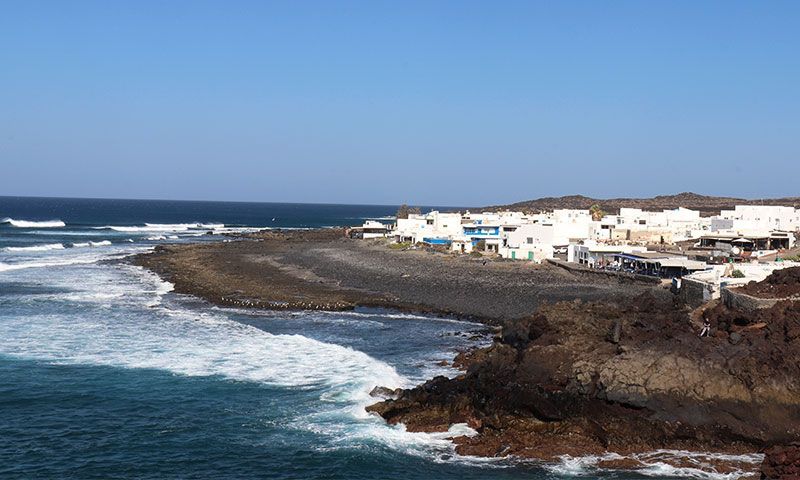 El pueblo del Golfo en Lanzarote