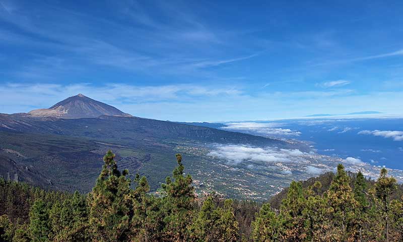 mirador al parque nacional del teide