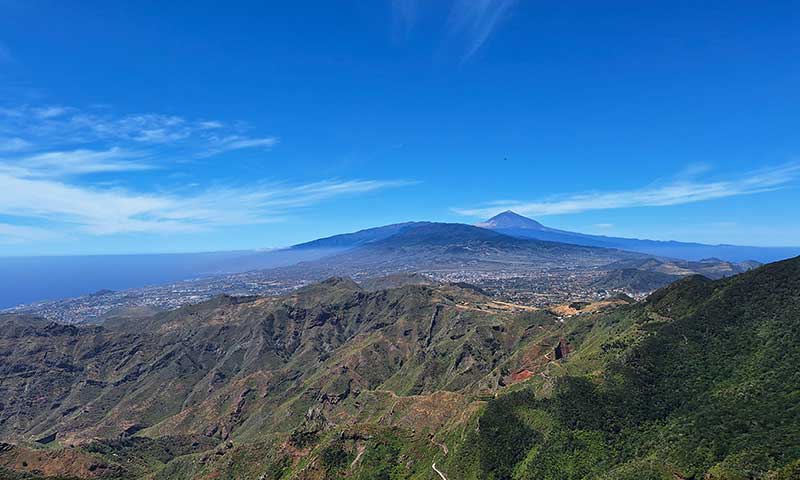 mirador pico del ingés en Tenerife