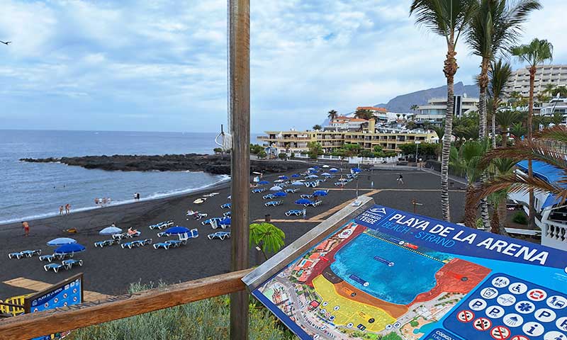 playa de la arena en Tenerife