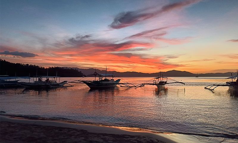 atardecer port barton