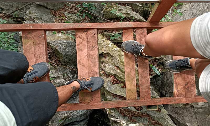 pasarelas del mirador de Pha Katai