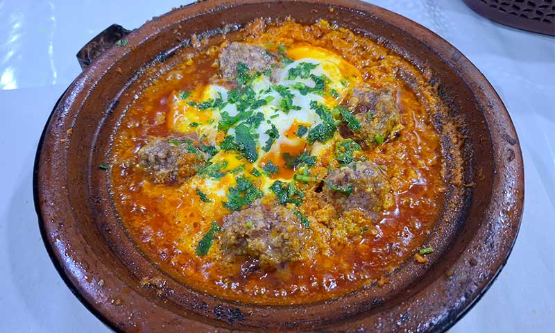 Tajin, plato típico de la gastronomía de Marruecos