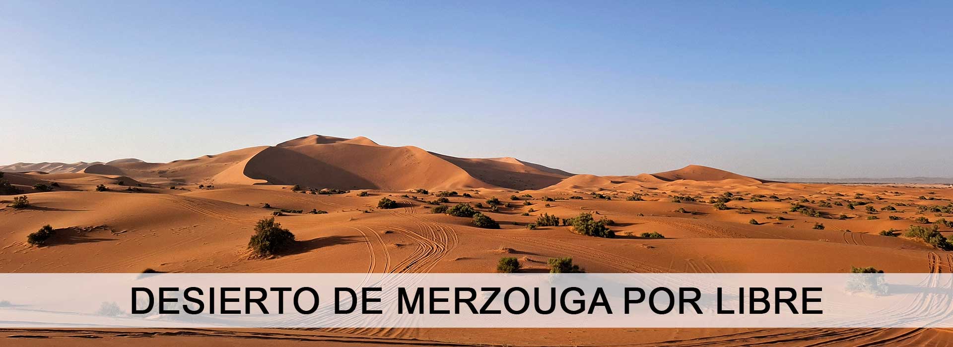 Portada desierto de Merzouga