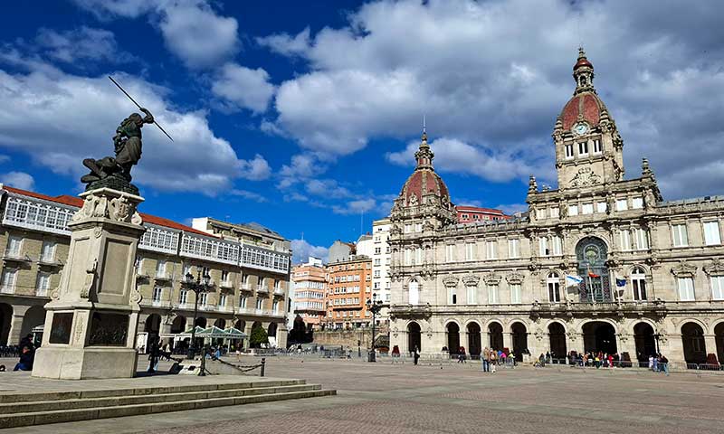 Plaza de María Pita en A Coruña