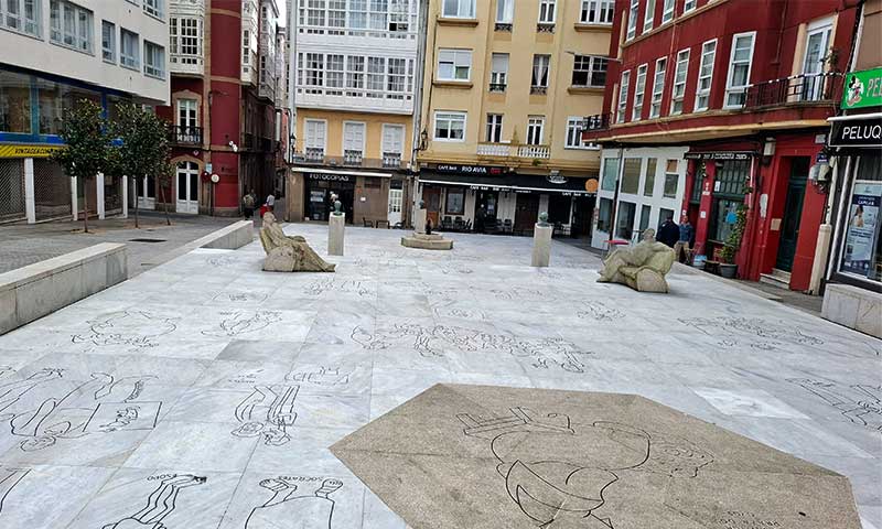 Plaza del Humor en A Coruña