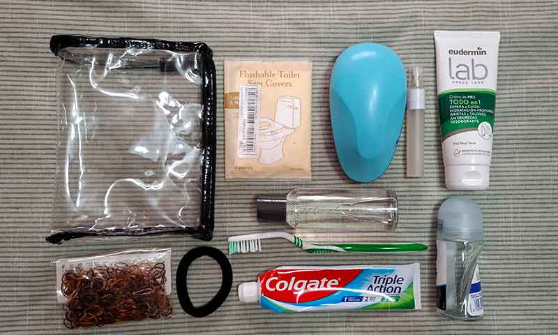 Neceser para el Camino de Santiago