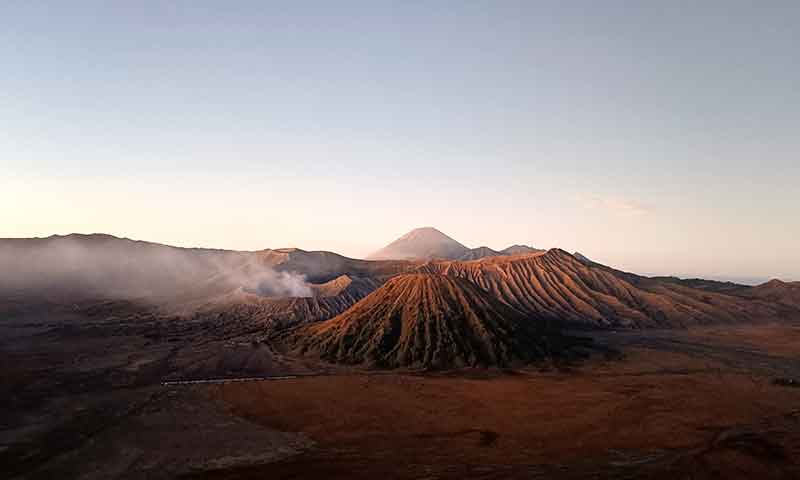 Vistas panorámicas del Monte Bromo