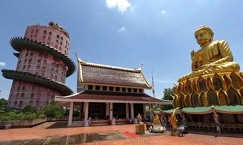 Complejo del Templo del Dragón en Tailandia