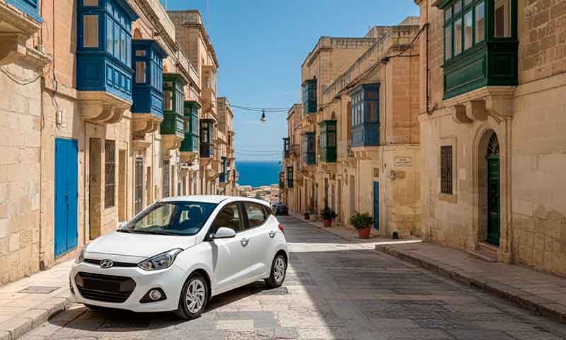 Coche pequeño de alquiler en Malta
