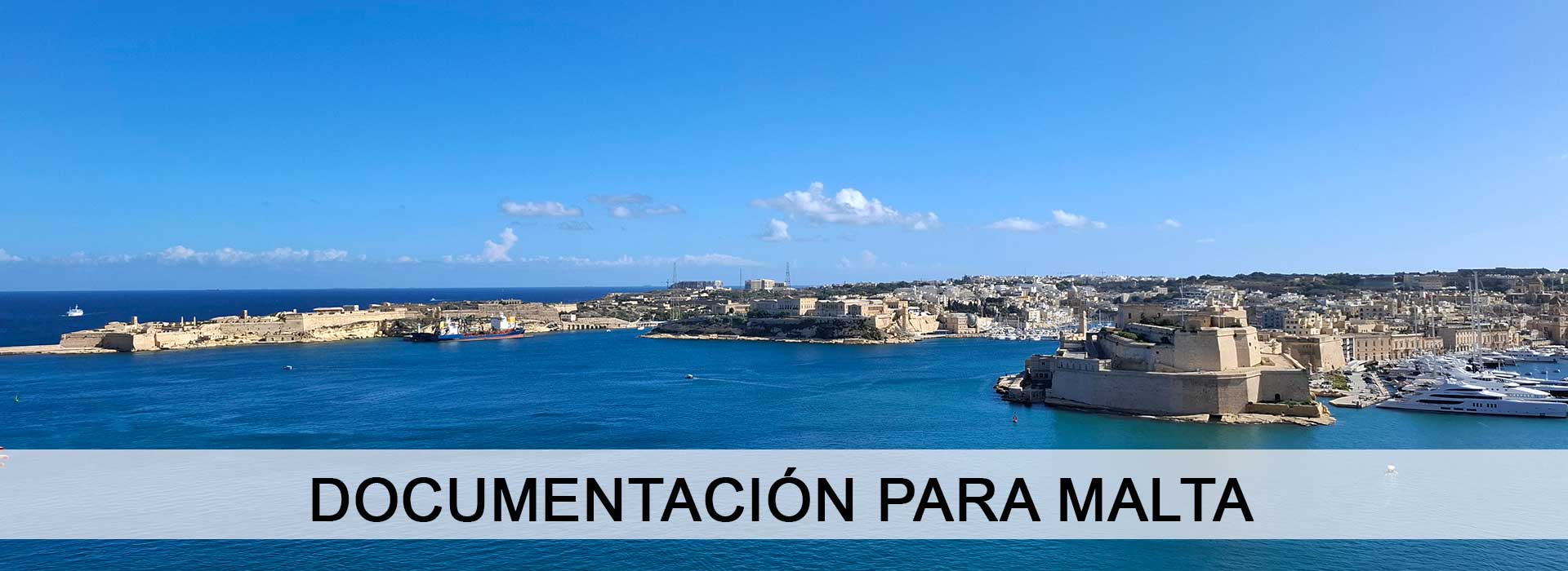 Vistas de la capital de Malta desde enfrente. Documentación para viajar a Malta desde España