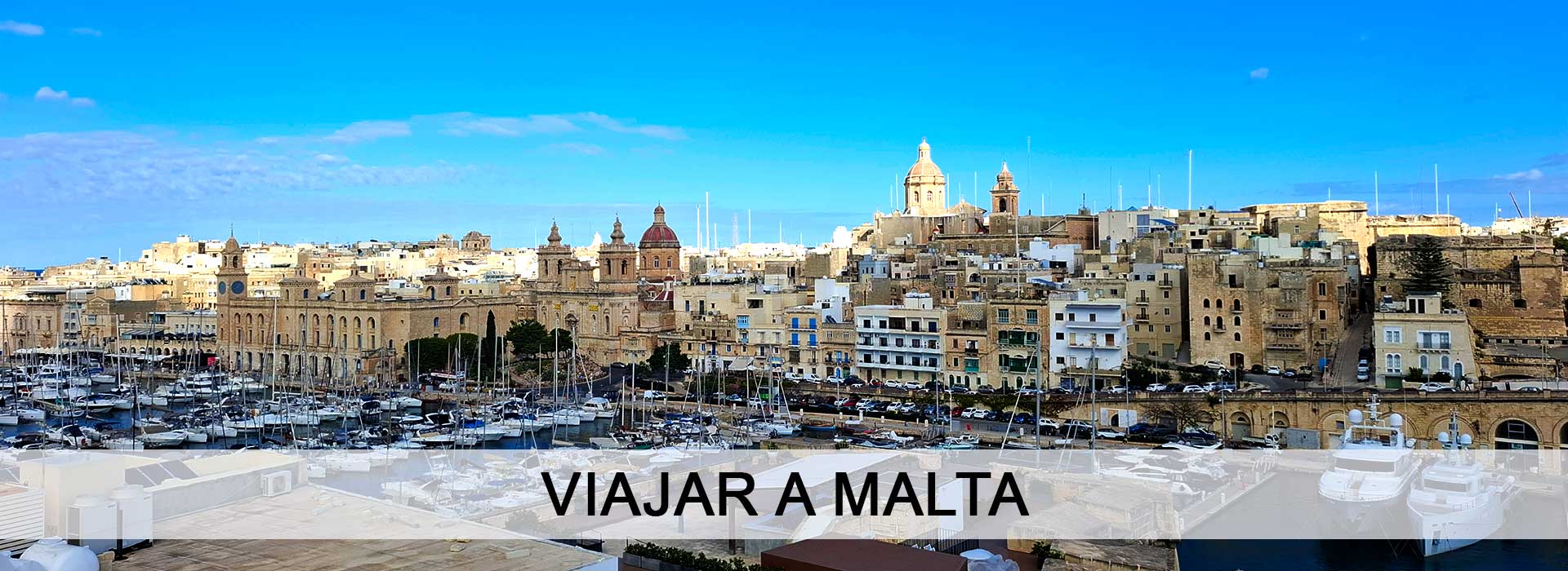 Paisaje panorámico de la capital de Malta.