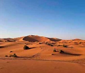 Desierto del Sahara en Marruecos