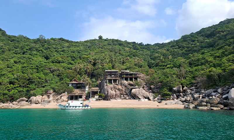 Vistas de la playa de Mango Bay