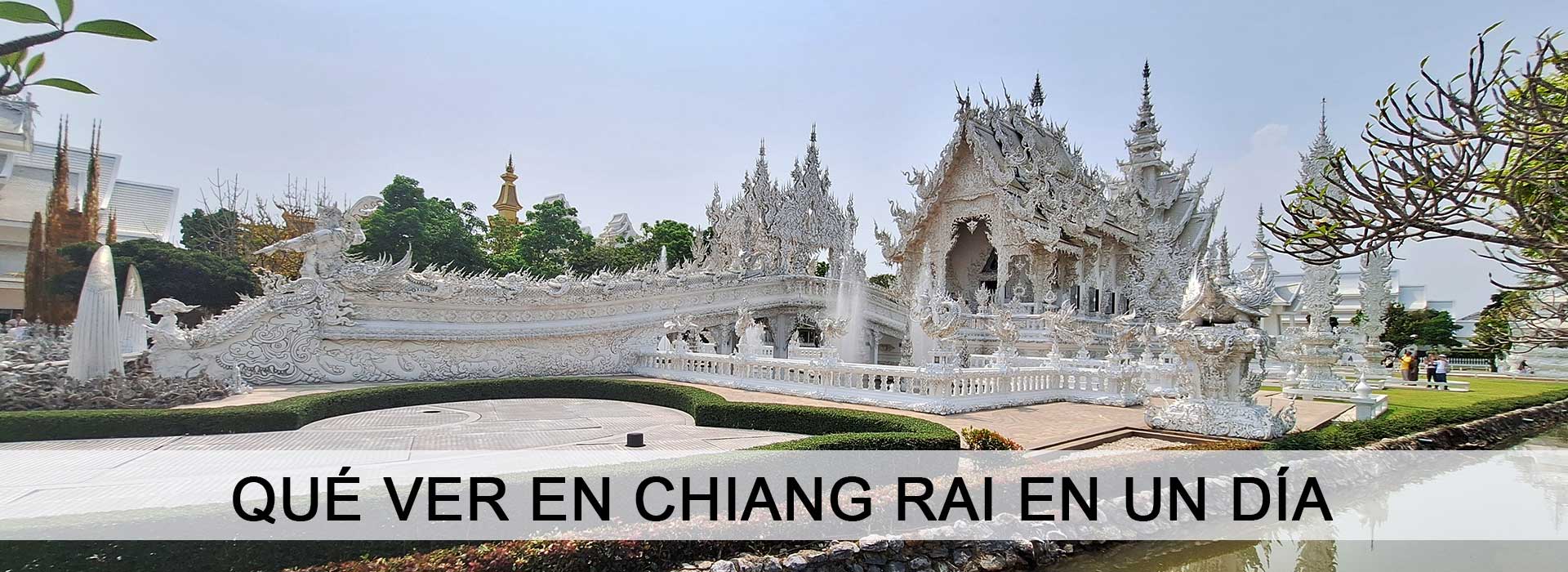 Templo blanco en Tailandia