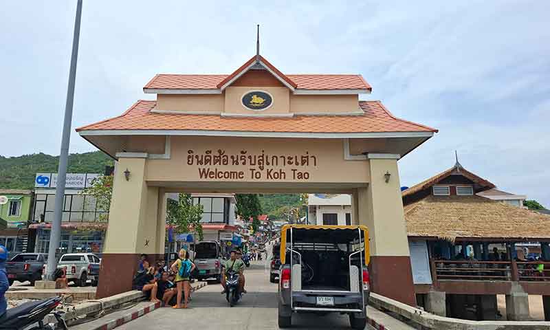 Pier de Koh Tao
