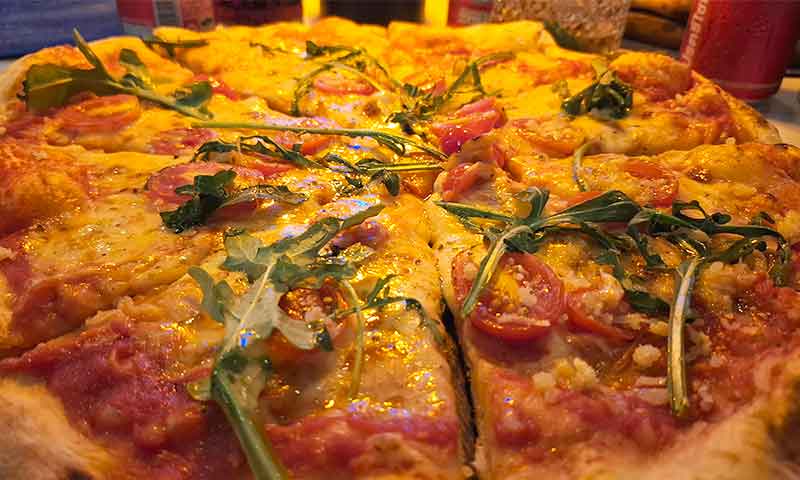 Pizza de lebowski en Koh Tao